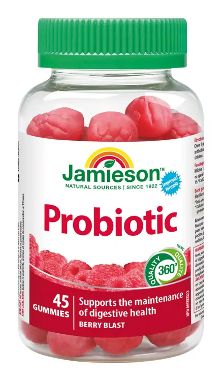 JAMIESON Probiotic Gummies Želatínové Pastilky 45 ks