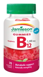 JAMIESON VITAMÍN B12 GUMMIES 1200 MCG ŽELATÍNOVÉ PASTILKY 70 PAS.