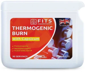 Spaľovač tukov "Thermogenic burn" Fits Supplements - 90 kapsúl