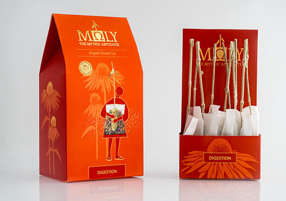 Prémiový BIO bylinkový čaj MOLY Digestion - 29g
