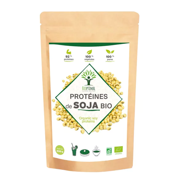 BIOPTIMAL BIO Sójový proteín 500G