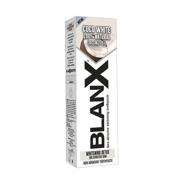 Bieliaca zubná pasta BlanX White Detox Coconut 75 ml