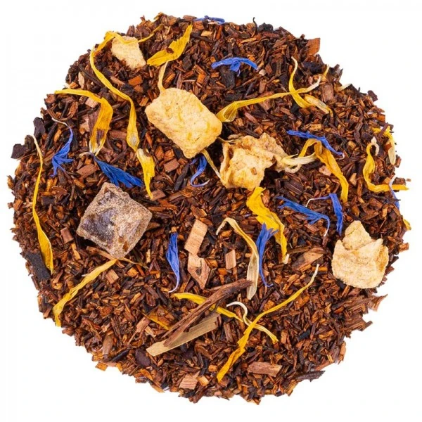 BIO Bylinkový čaj Thés & Traditions " Rooibos marhuľa a broskyňa" - 100g sypaného čaju